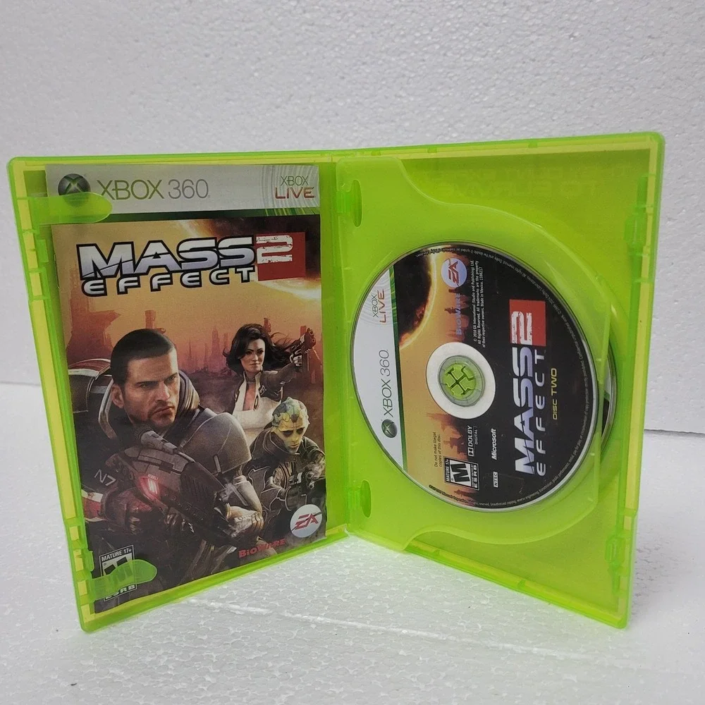 Mass Effect 2 Xbox 360 CIB Complete Tested & Working